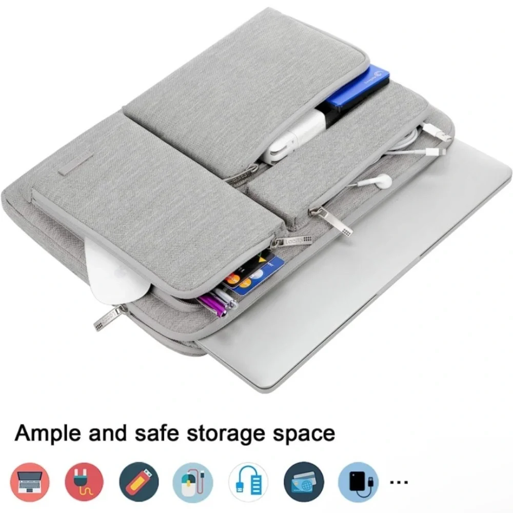 Protective Laptop Sleeve Case Gray Color